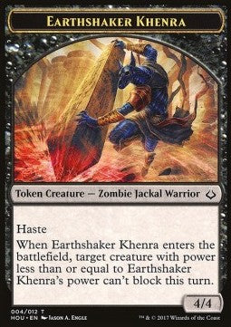 Earthshaker Khenra 004/012 - Zombie 020/025 Hour of Devistation Token