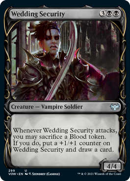 Innistrad: Crimson Vow 299 Wedding Security (Fang Frame)