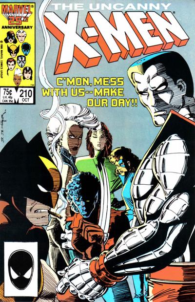 Uncanny X-men #210 Marvel Comics (1963)