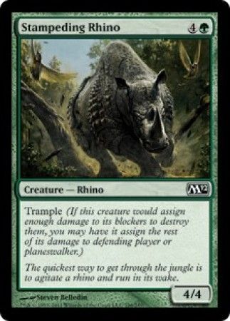Magic 2012 196/249 Stampeding Rhino