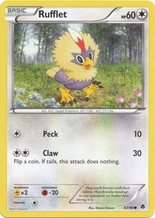 Emerging Powers 87/98 Rufflet (Reverse Holo)