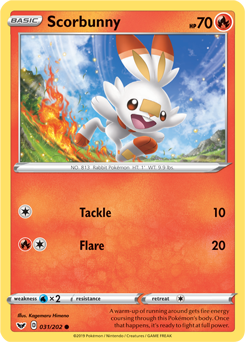 Sword & Shield 031/202 Scorbunny
