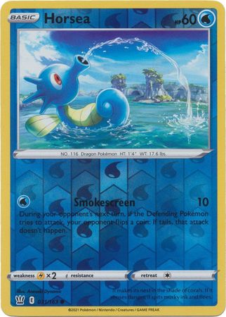 Battle Styles 031/163 Horsea (Reverse Holo)