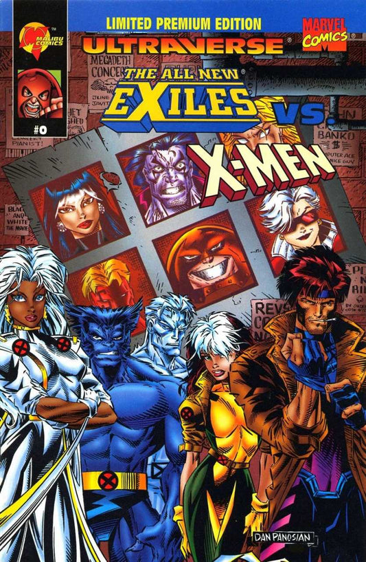 All New Exiles Vs. X-men #0 Malibu Comics (1995)