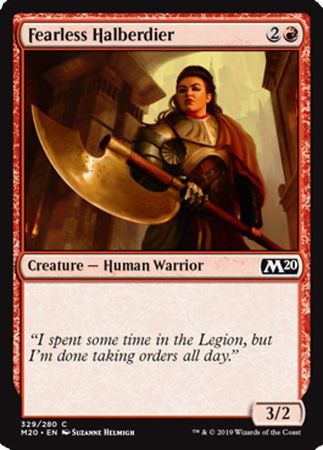 Core Set 2020 329/280 Fearless Halberdier