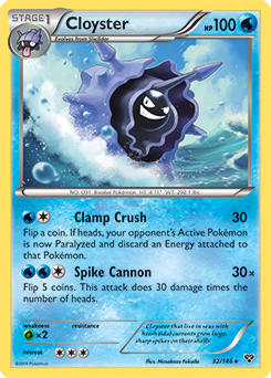 XY Base Set 032/146 Cloyster