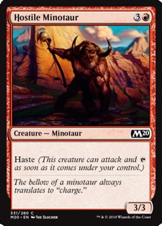 Core Set 2020 331/280 Hostile Minotaur