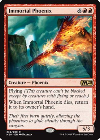 Core Set 2020 332/280 Immortal Phoenix
