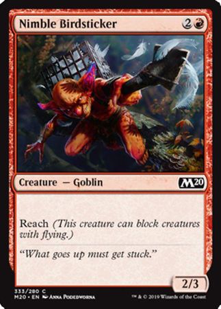 Core Set 2020 333/280 Nimble Birdsticker
