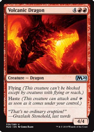 Core Set 2020 336/280 Volcanic Dragon