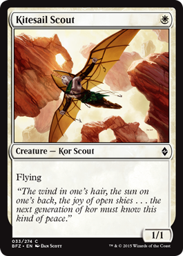 Battle for Zendikar 033/274 Kitesail Scout