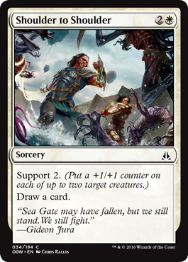 Oath of the Gatewatch 034/184 Shoulder to Shoulder