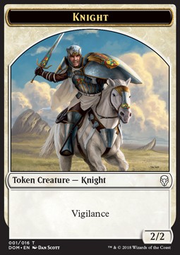 Knight 001/016 Dominaria Token