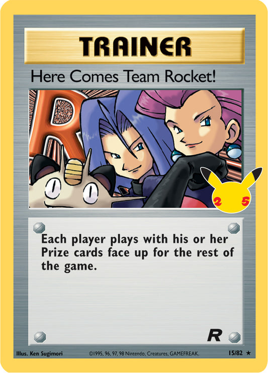 Celebrations Classic Collection 15/82 Here Comes Team Rocket!