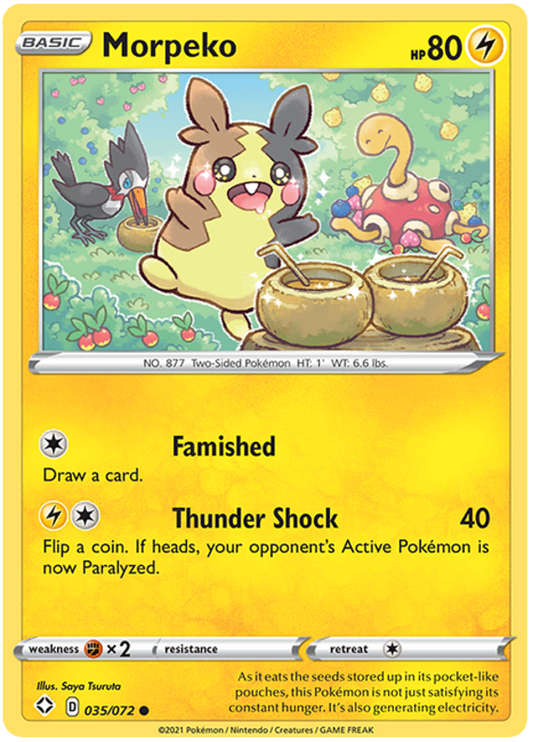 Shining Fates 035/072 Morpeko