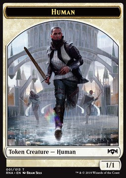 Human 001/013 Ravnica Allegiance Token
