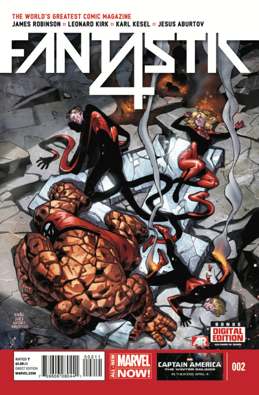 Fantastic Four #2 Marvel Comics (2014)