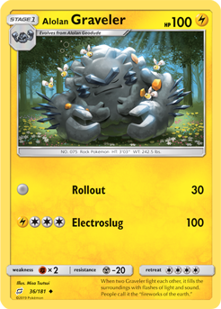Team Up 036/181 Alolan Graveler (Reverse Holo)