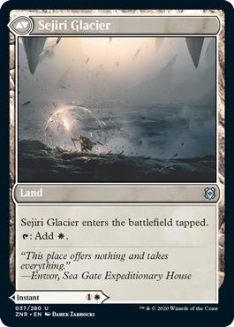 Zendikar Rising 037/280 Sejiri Shelter//Sejiri Glacier
