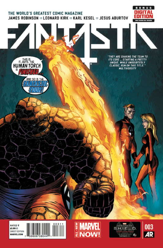 Fantastic Four #3 Marvel Comics (2014)