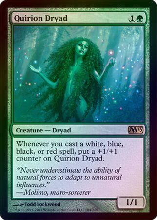 Magic 2013 184/249 Quirion Dryad (Foil)