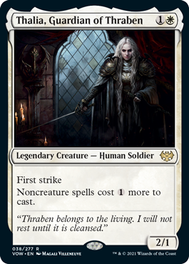 Innistrad: Crimson Vow 038/277 Thalia, Guardian of Thraben