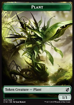 Plant 017/029 - Morph 027/029 Commander 2019 Token