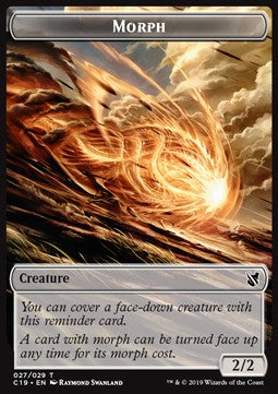 Plant 017/029 - Morph 027/029 Commander 2019 Token