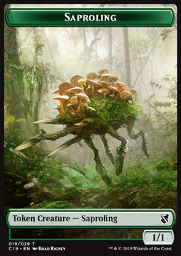 Saproling 019/029 - Morph 027/029 Commander 2019 Token