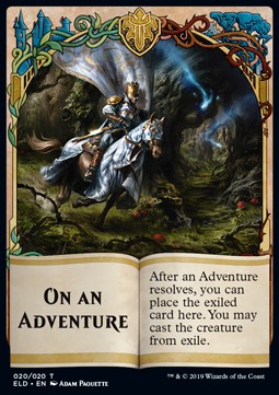 On An Adventure 020/020 Throne of Eldraine Token