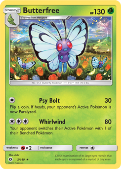 Sun & Moon 003/149 Butterfree