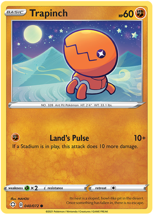 Shining Fates 040/072 Trapinch