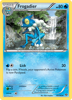 XY Base Set 040/146 Frogadier