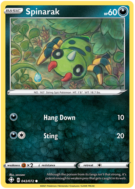 Shining Fates 043/072 Spinarak