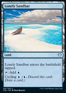 Commander 2020 287/322 Lonely Sandbar