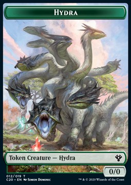 Hydra 012/019 - Beast 010/013 Ikoria Commander Token
