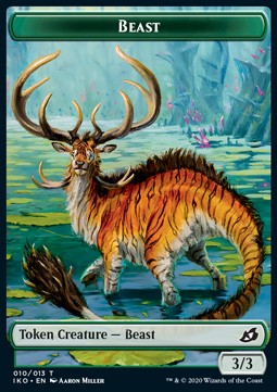 Hydra 012/019 - Beast 010/013 Ikoria Commander Token