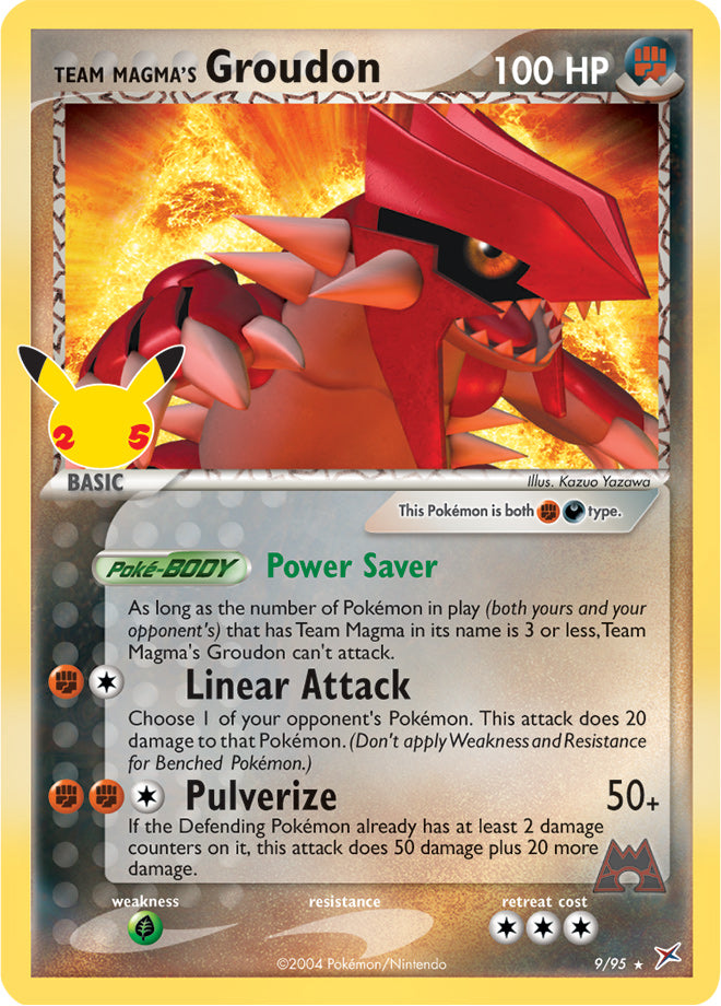 Celebrations Classic Collection 09/95 Team Magma's Groudon (Holo)