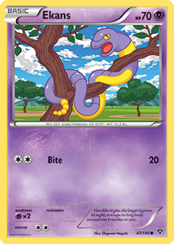 XY Base Set 047/146 Ekans