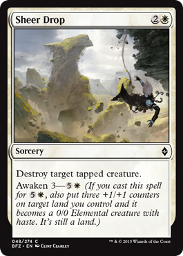 Battle for Zendikar 048/274 Sheer Drop