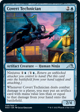Kamigawa: Neon Dynasty 049/302 Covert Technician (Foil)