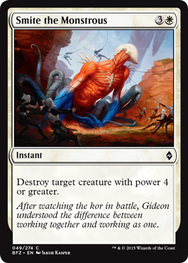 Battle for Zendikar 049/274 Smite the Monstrous