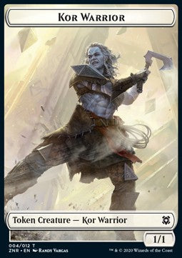 Kor Warrior 004/012 Zendikar Rising Token
