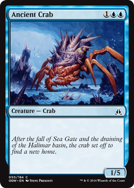 Oath of the Gatewatch 050/184 Ancient Crab