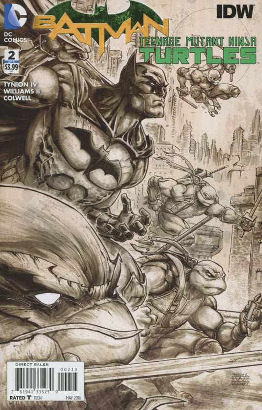 Batman Teenage Mutant Ninja Turtles #2 DC Comics (2016)