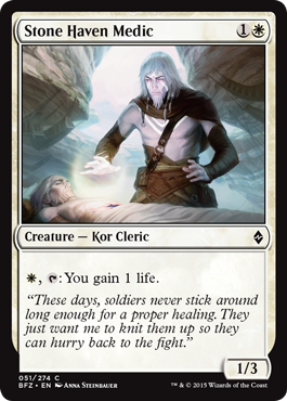Battle for Zendikar 051/274 Stone Haven Medic