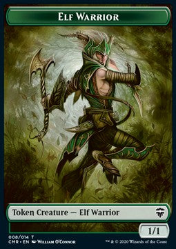 Elf Warrior 008/014 Commander Legends Token