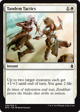 Battle for Zendikar 052/274 Tandem Tactics