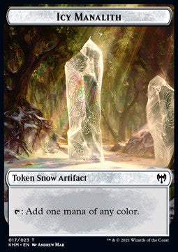 Icy Manalith 017/023 Kaldheim Token