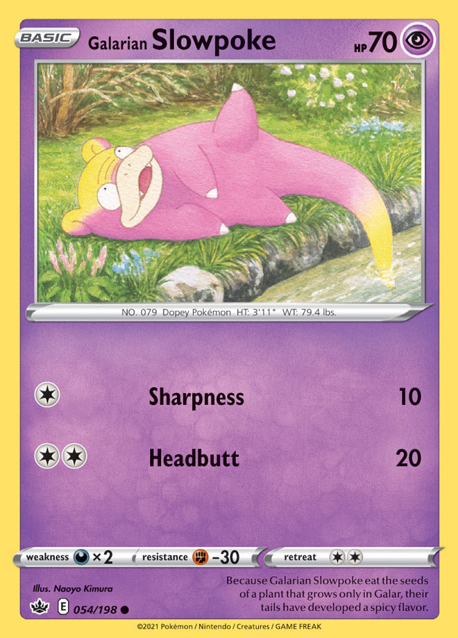 Chilling Reign 054/198 Galarian Slowpoke